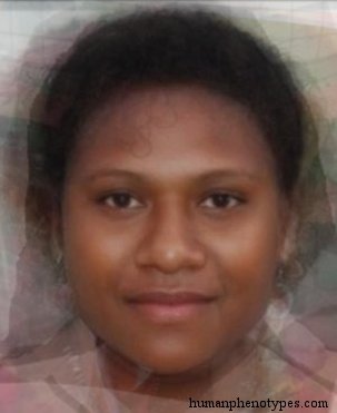 Female representative of Brachio Melanesid
